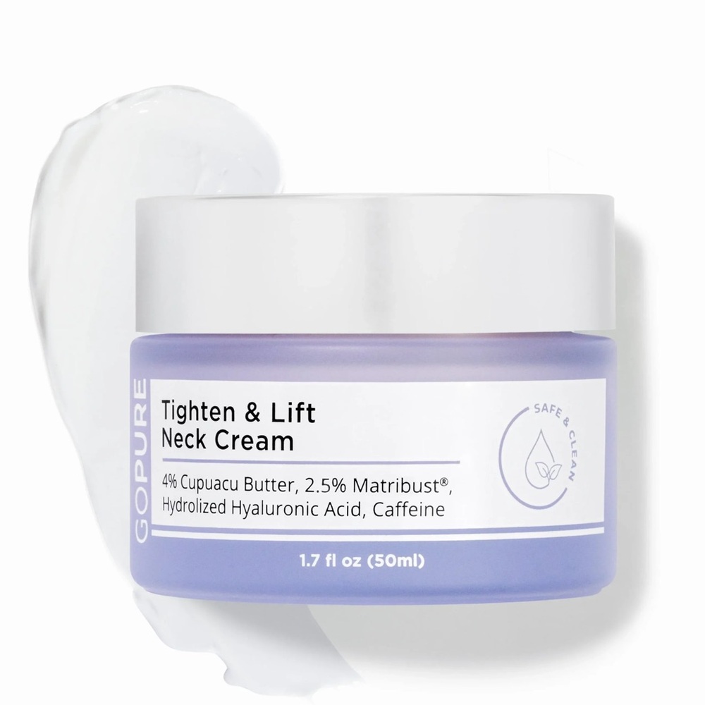 gopure Actives Tighten & Lift Firming Neck Cream Moisturizer NWT Sealed 1.7oz
